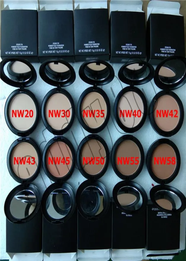 Foundation Making Makeup Powder Cake Facile to Wear Face Powder Blot Pressed Powled Sun Block Foundation 15G Couleurs NC9783472