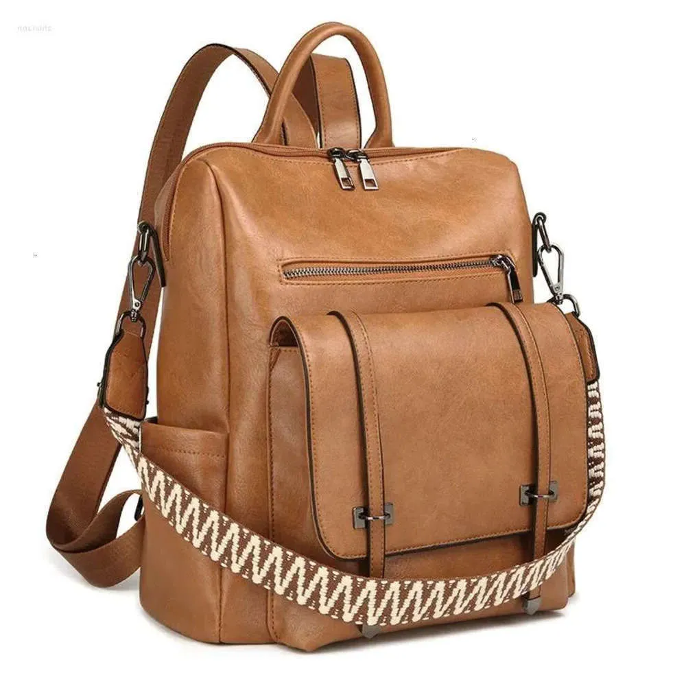 1Ec8 School Bags Large Capacity Travel Backpack For Women  display picture 3