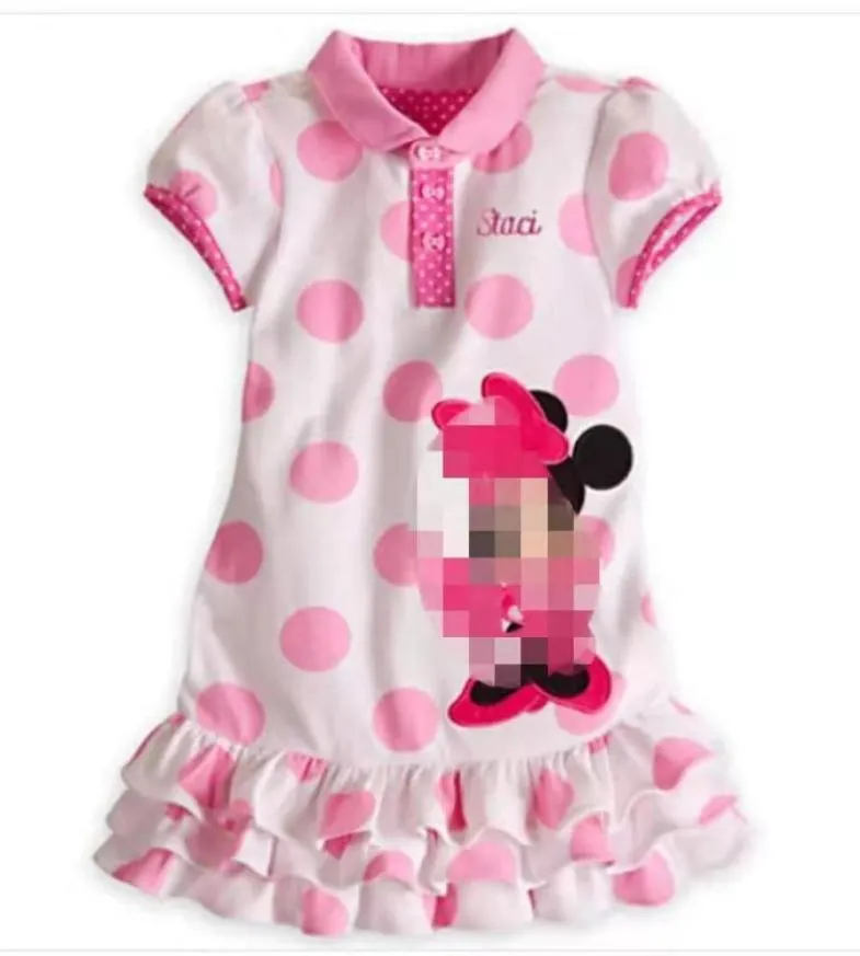 Baby Girls Sukienka ubrania dla dzieci lapel college wiatr kumplowy krótki rękaw plisowany koszulka polo spódnica dla dzieci swobodne designerskie ubranie 5132678