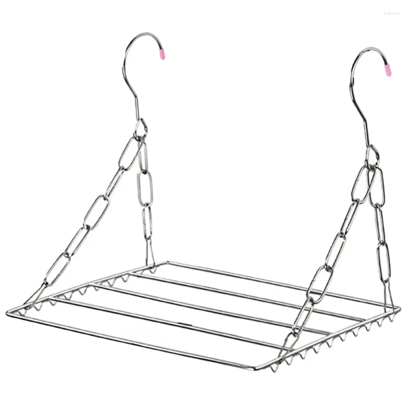 Hängare torkställ hyllan för skor kläder fönster utomhus tvätt hängande arrangör infällbara tvättlinjer rostfritt stål rack