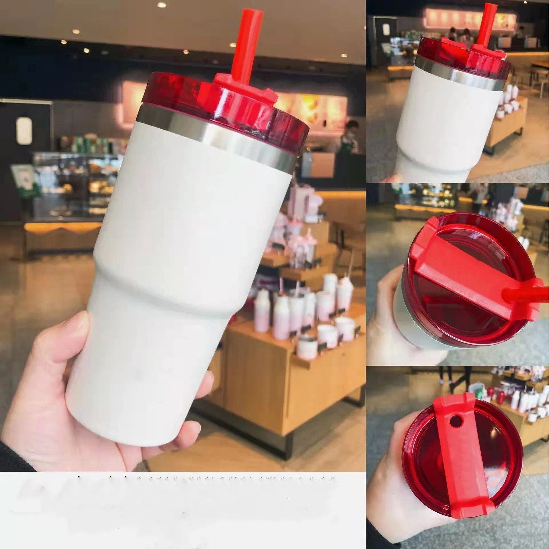 20oz auto ijs beker letter s tumblers designer tuimelaars 304 roestvrij staal geïsoleerde beker handige grote capaciteit sipper koffie beker autokop