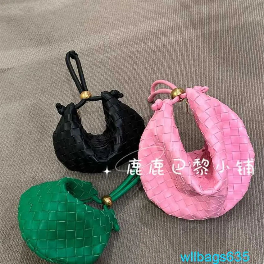 Totes Bags BottegVeneta Turn Pouch Handbags Spot Turn Gold Ball Woven Underarm Bag Small Knot Bag Handheld Shoulder Bag have logo HB95J1