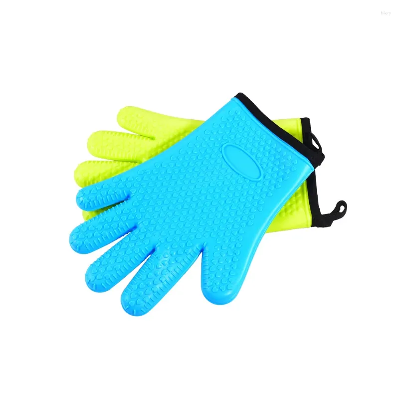 Tools 1Pc Thick Silicone Heat Resistant Glove Oven Pot Holder Baking Cooking Mitts BBQ