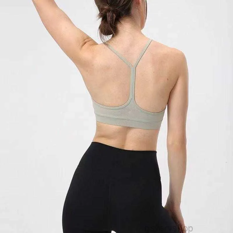Aloes Women Yoga Designer alinhado Tops Roupas de ginástica BRA de ioga em forma de U para mulheres Casual Casual Casual Camisa de roupas íntimas de roupas de fitness B500i