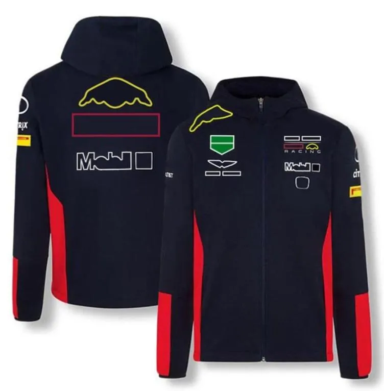F1 New Season Team Uniforme Uniforme Men and Women Fan Clothing Team Longsleeved Racing Sweater Jacket Automne and Winter Casual Sweatshirt1247659