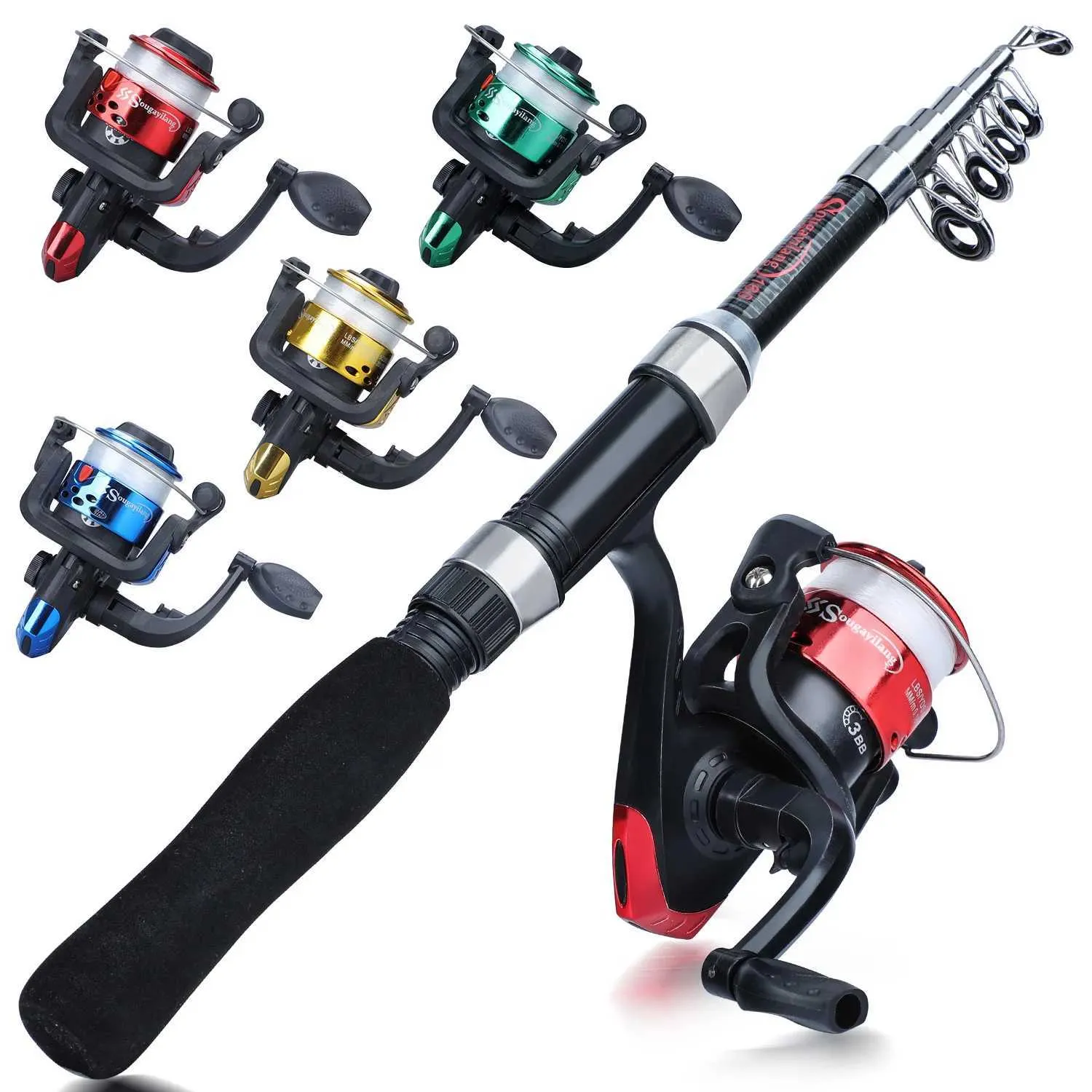 Compact Telescopic Fishing Rod & Reel Combo - Portable, Durable - Shop ...