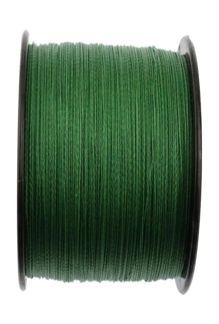 Ligne de pêche tressée 500m Super PE Wire 4 brins 10 15 20 25 30 40 50 60 70 80 90 100lb Green Grey jaune Multicolor 4 Braid Cords5947434