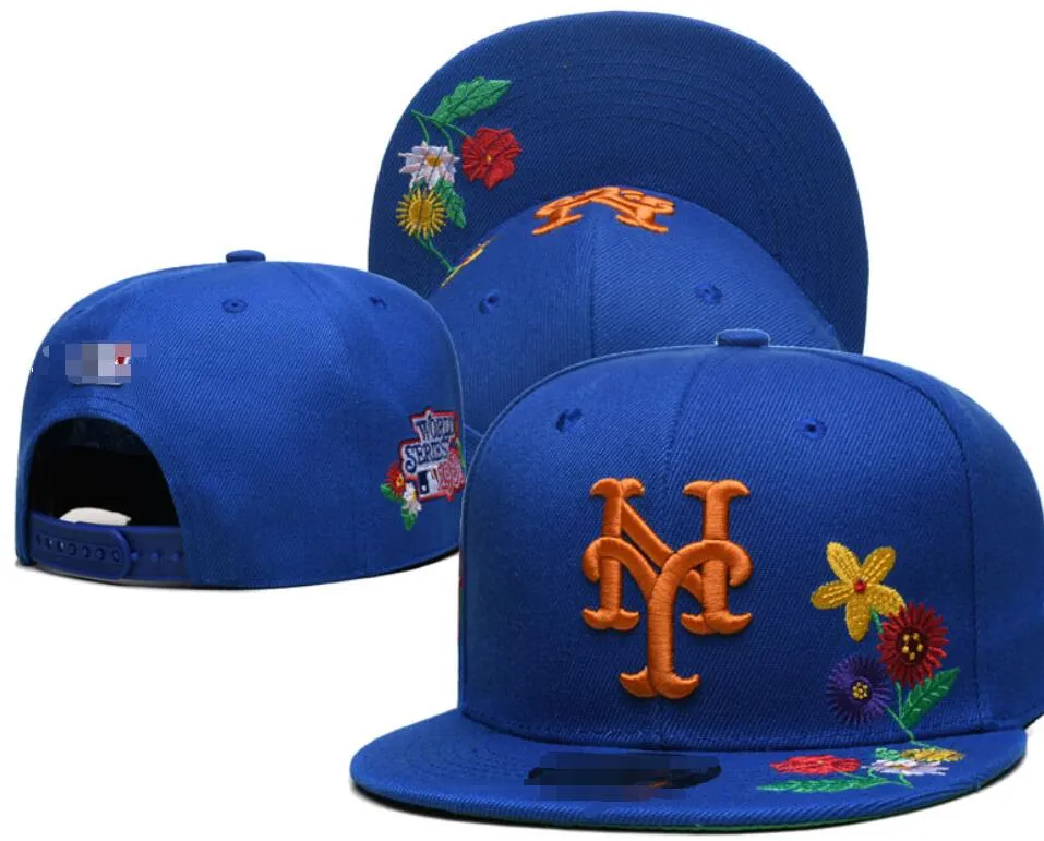 Mets Caps 2023-24 Unisex Beyzbol Kapağı Snapback Hat Word Serisi Şampiyonlar Soyunma Odası 9 Fifty Sun Hat Nakış Bahar Yaz Kapağı Toptan A2