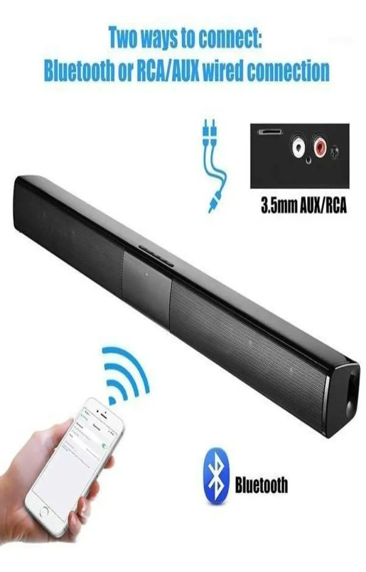 Home Theatre portable Portable Wireless Bluetooth Enceintes Colonne HiFi Stéréo Bass Sound Bar FM Radio USB Subwoofer pour ordinateur Téléphone19881066