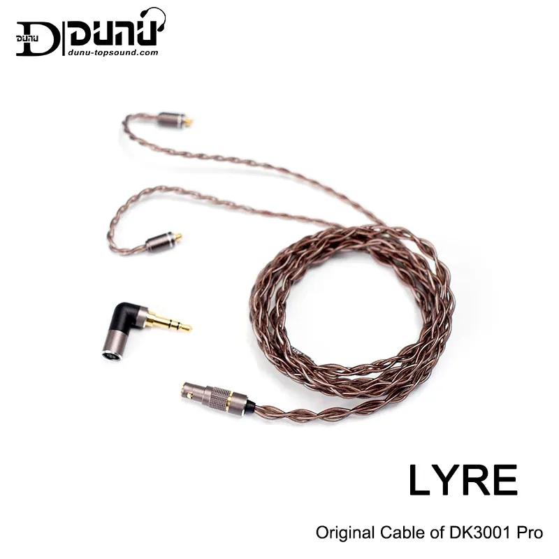 Connettori Dunu Lyre Highpurity OCC Cavo di aggiornamento in rame Cavo originale per DK3001 Pro con connettore MMCX/0,78 mm Catchhold