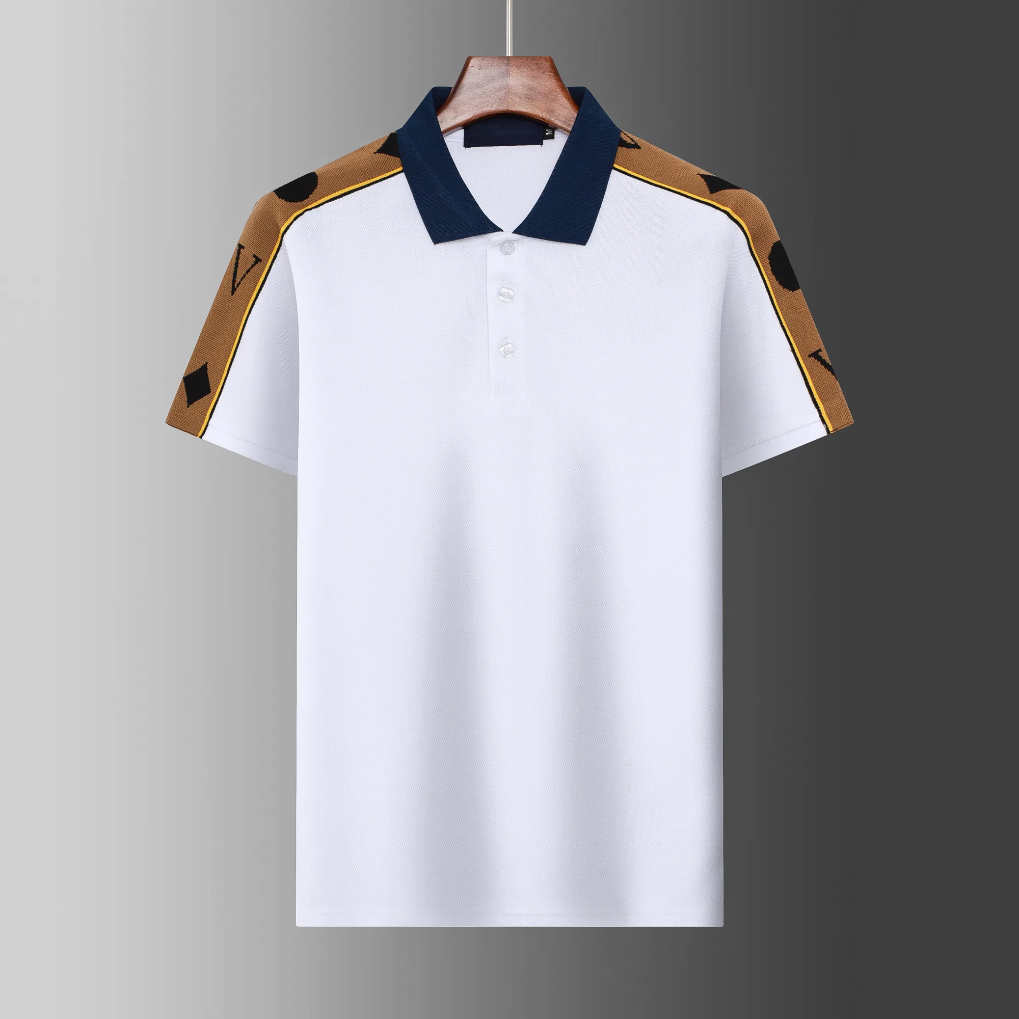 Italia 2024 Shirt da uomo di lusso da uomo marchi di moda estiva Designer Polos Shirt Designer Designer Embri Magliette a maniche corte USA TEGNO XS-XL Top.1