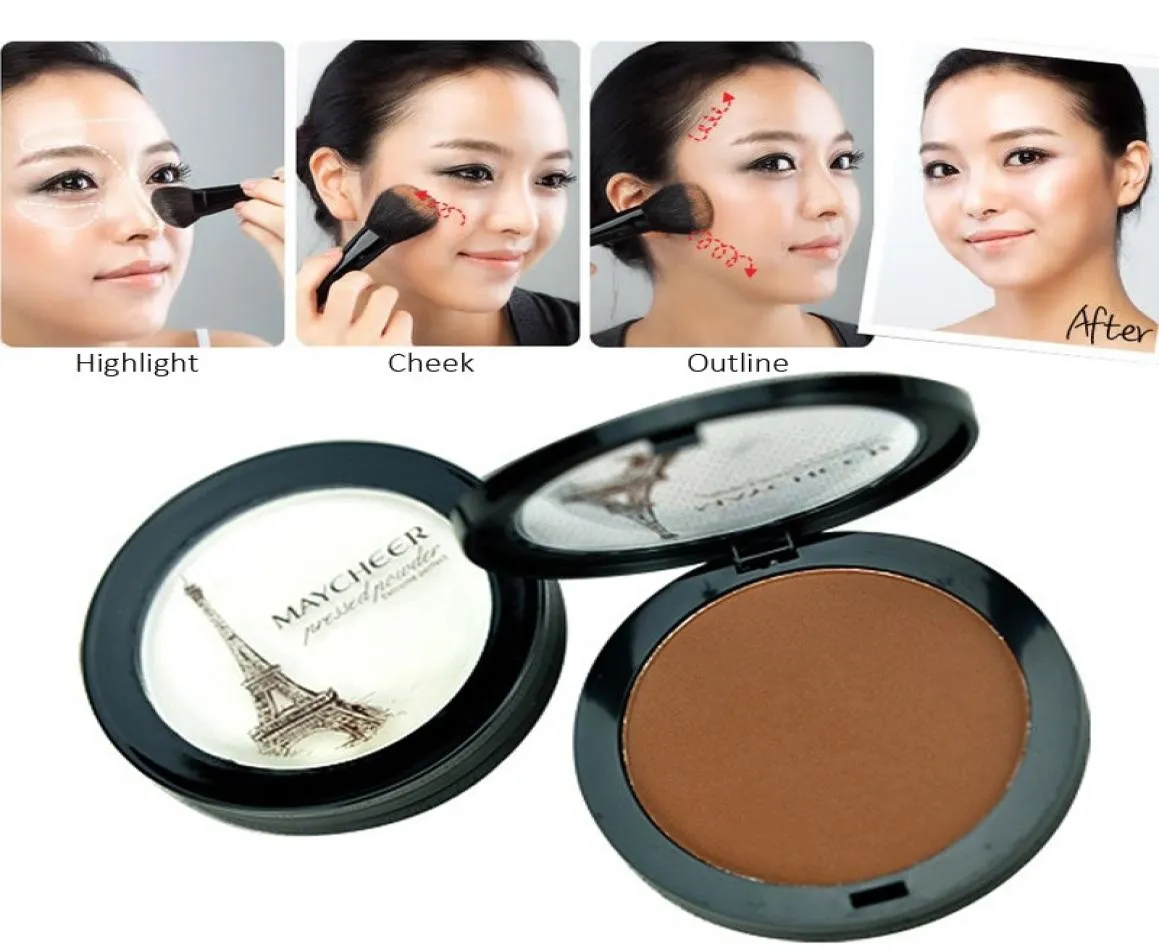 Maycheer Extreme Perfect Pressed Powched Charming Face Contour Contour Finishing Powder Facial Compact Makeup Brandhed Make Up4727131