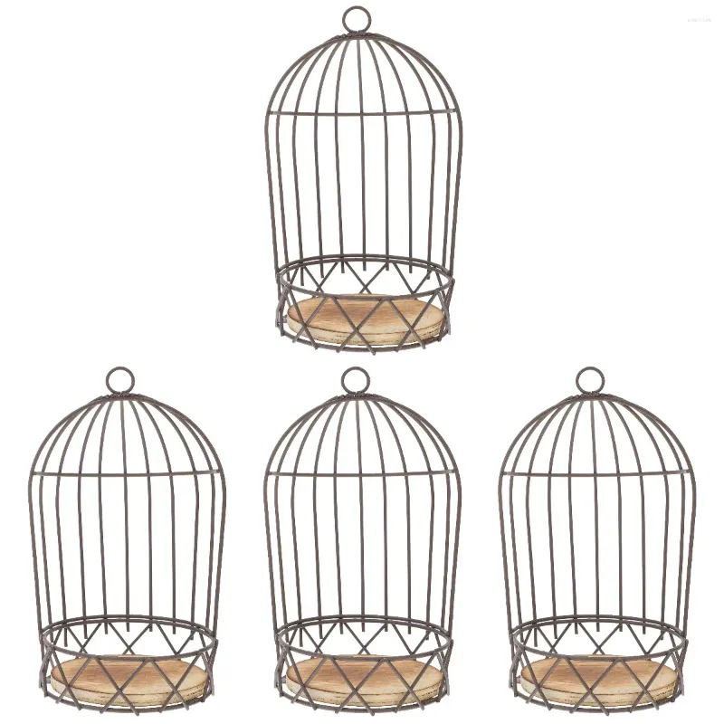 Candele 4 per pc Cangoli di fiore Candtresk Decorativo Flowerpot Rack Metal Birdcage Bodornment Vintage Vasi Decoration Ornament Ornament