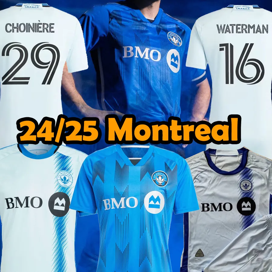 23/24 /25CF Montreal Soccer Jerseys Wanyama Choiniere Offor Quioto Ibrahim Camacho Miller2023 2024 Men Football Shirts Uniforms