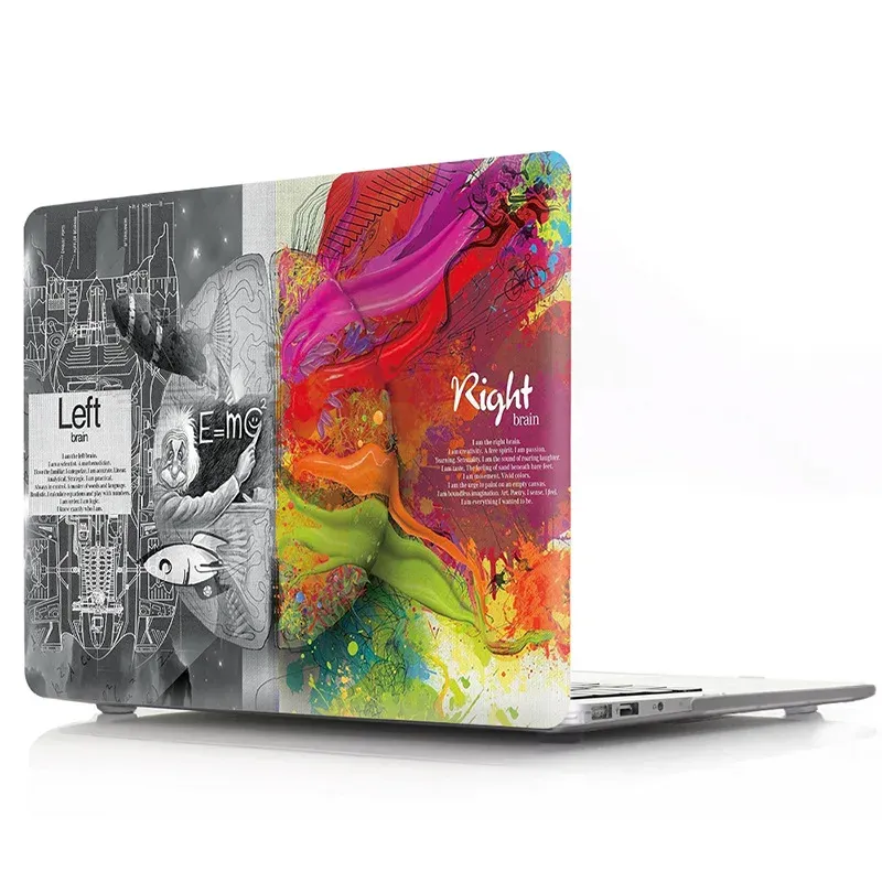 Casi Nuovo custodia per laptop cerebrale creativo per Apple Book Pro Air 11 13,3 pollici Notebook Copertina di protezione protettiva con shell shock -shock