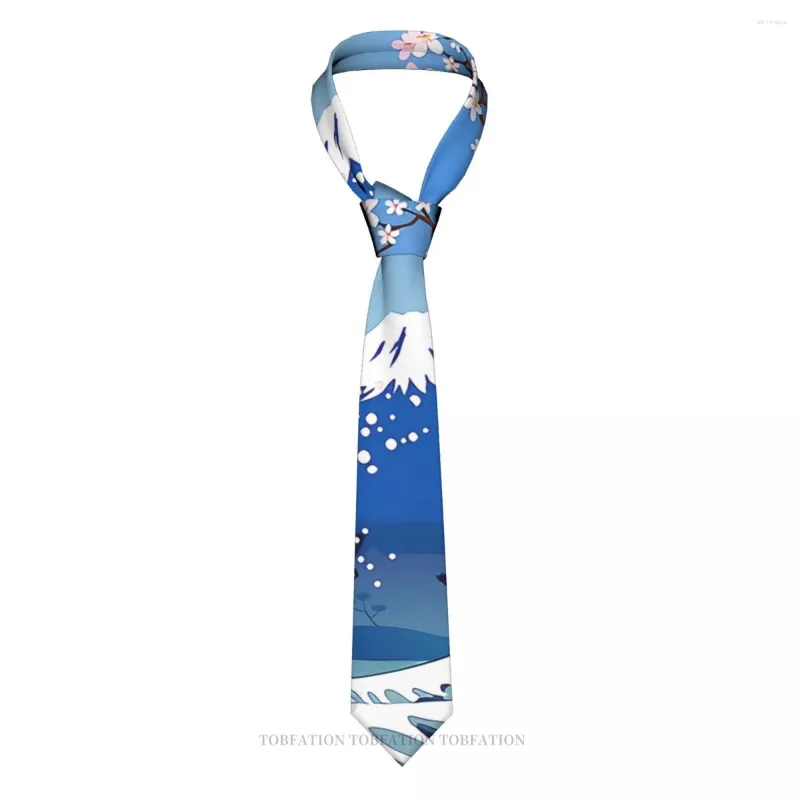 Bow ties giapponese Wave the Great Off Kanagawa Men 3D Stampato hip-hop Street Business da sposa Accessori per feste di nozze