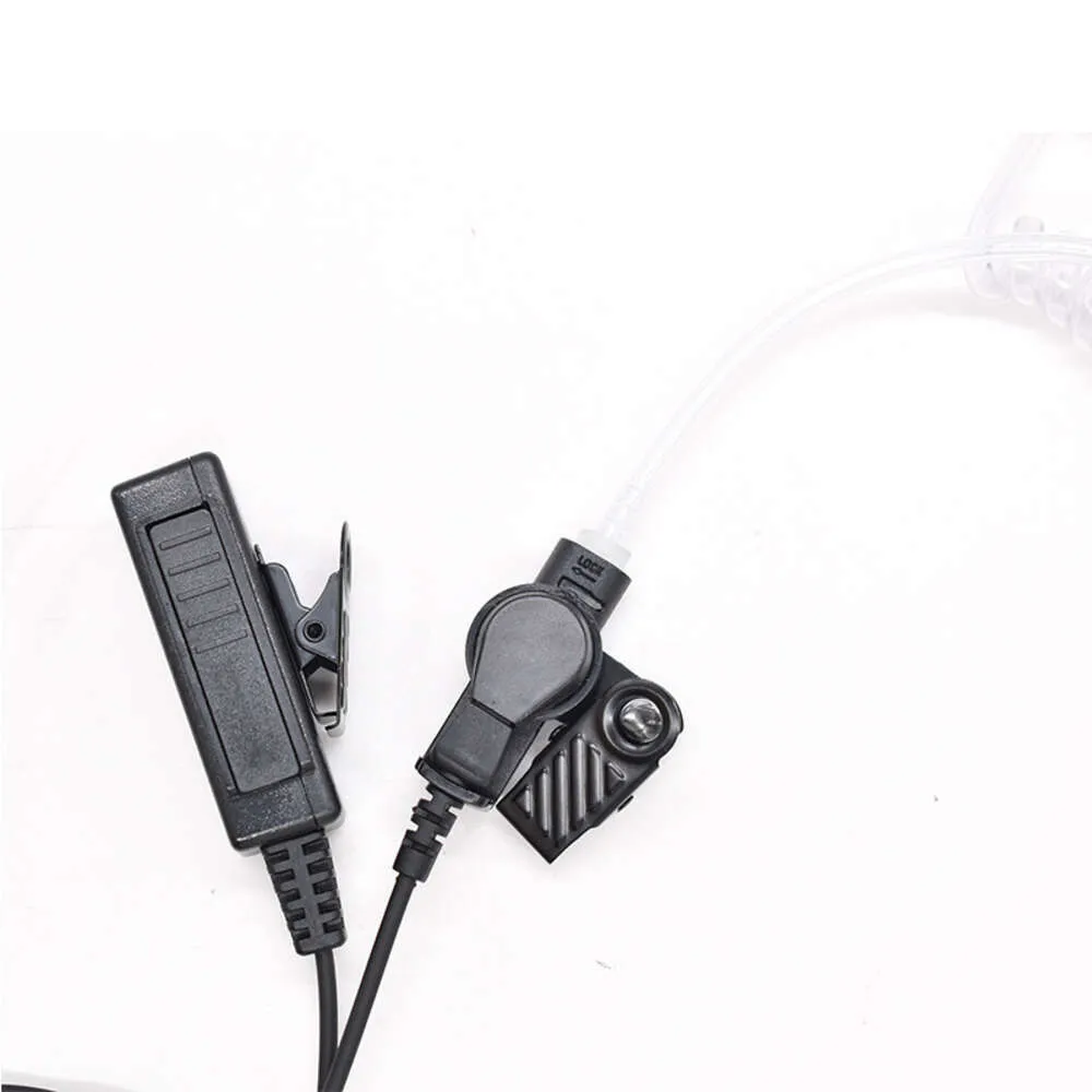 Adaptado a Motorola XIR P6600 P6620 E8608 E8628 Auriculares Walkie Talkie Air Duct