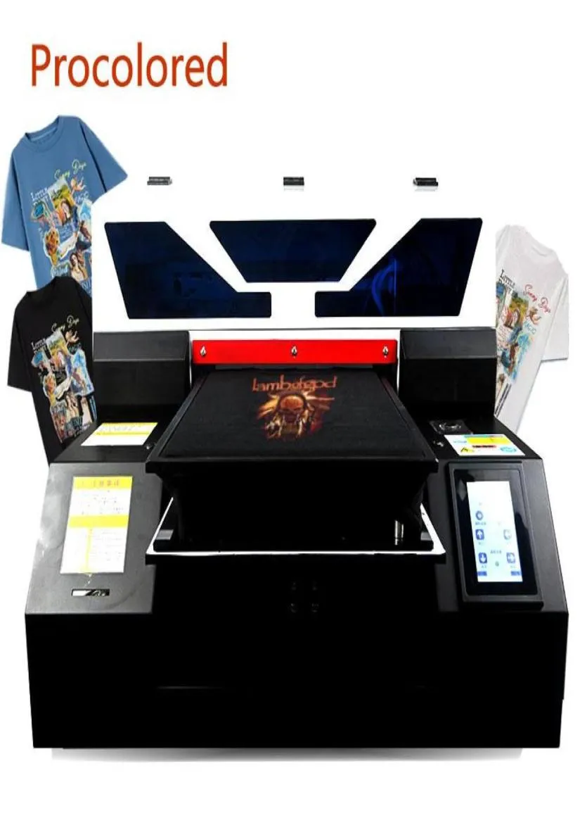 Procolored 2021 Textile DTG Impressoras A3 Tamanho da impressão para camiseta Máquina de impressão de jeans Jeans Máquina de impressão A4
