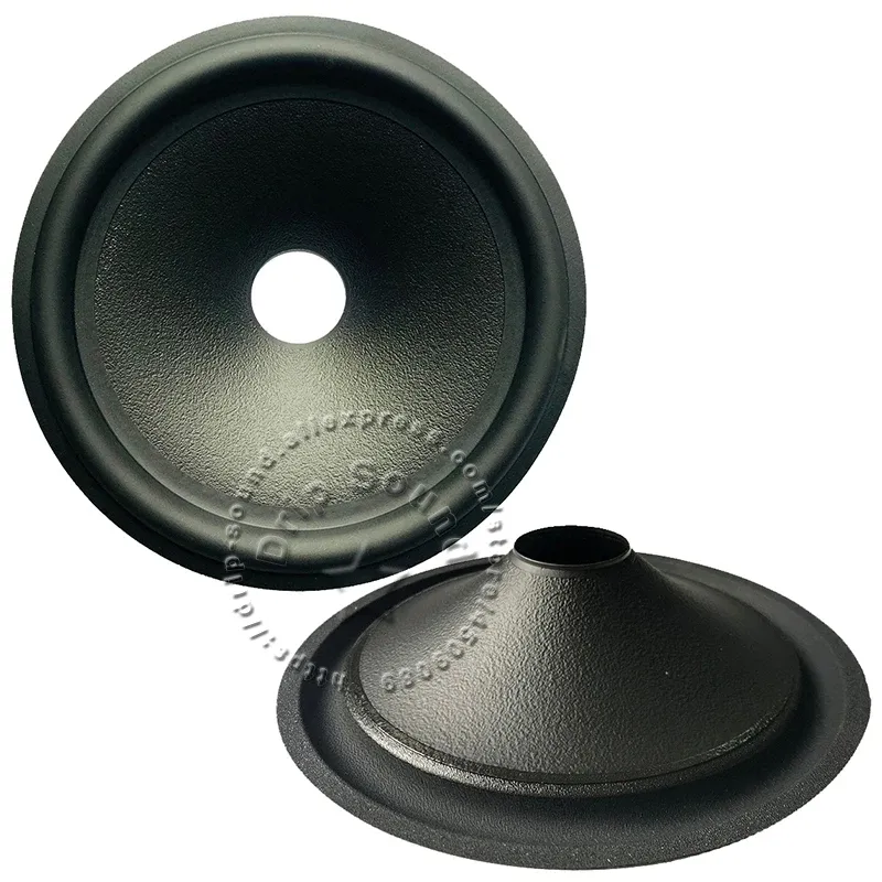 Accessoires 2 stks 8 "inch 192 mm 35,5 mm kern luidspreker kegel plastic bassin woofer trommelpapier rubberen rommel rubber rubberen trumper bass reparatie onderdelen #1