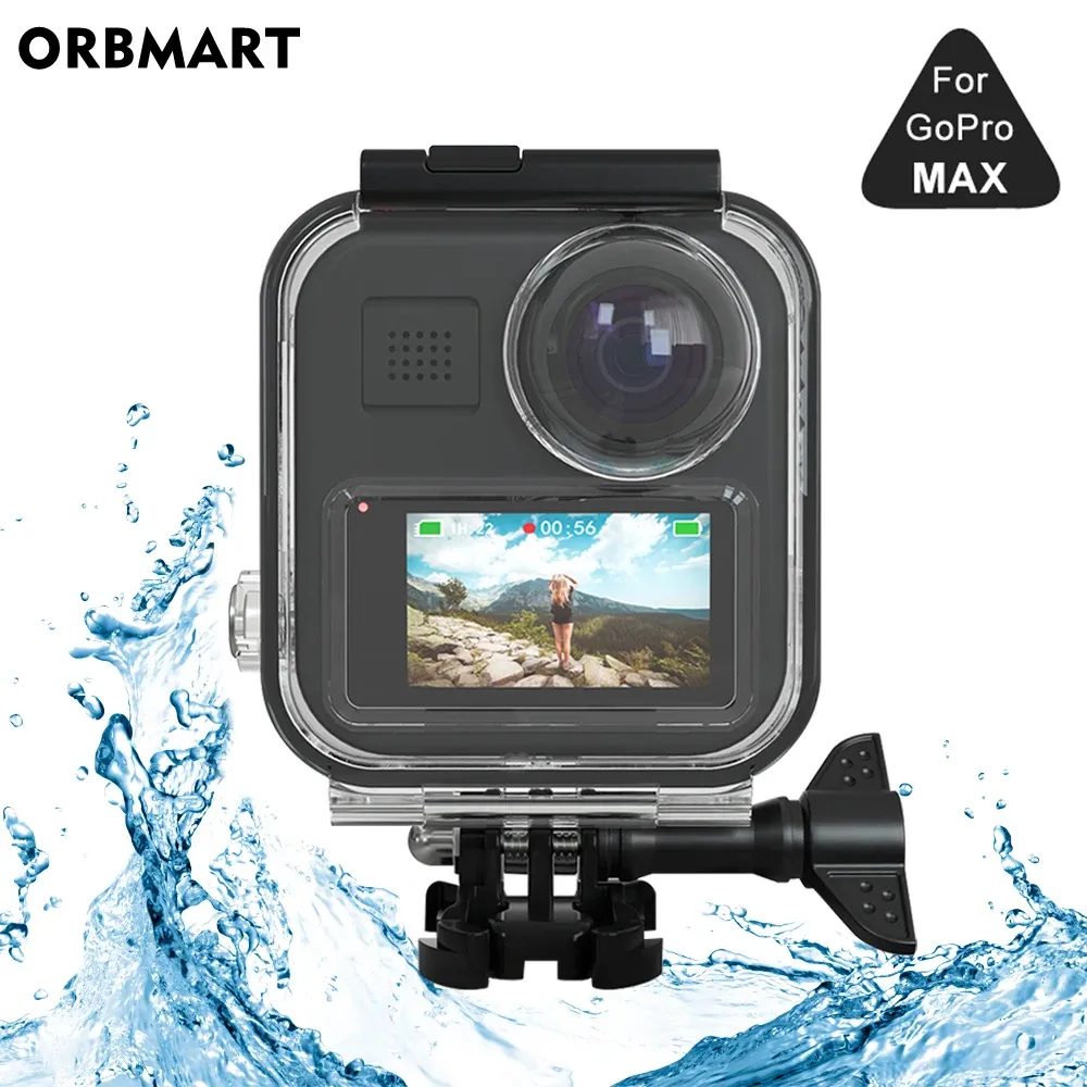 Accessoires Écran tactile Boîtier de boîtier étanche pour la protection de la plongée GoPro Max 360