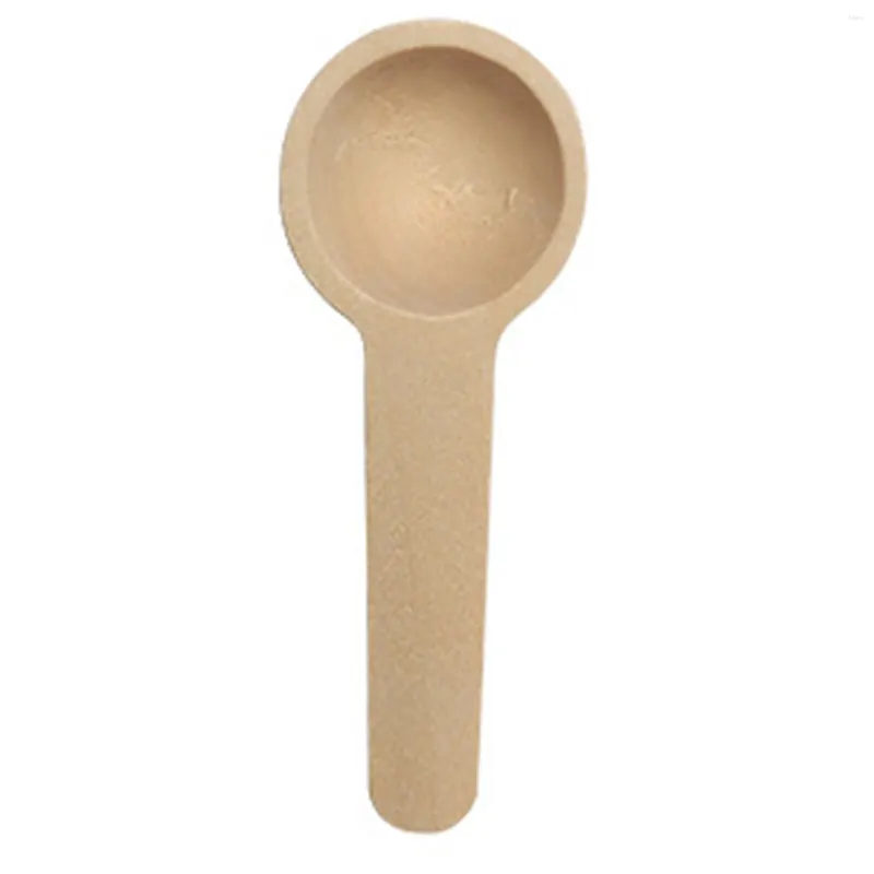 Spoons 5Pcs Mini Wooden Wood Teaspoon Cooking Condiments For Kitchen Seasoning Jar Coffee Tea Sugar