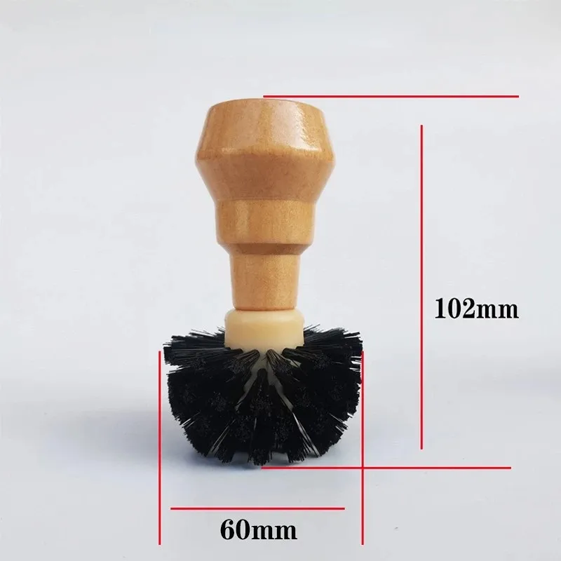 Coffee Protafilter Cleaning Brush Protable Coffee Tamper Espresso Grinder Machine Cleaners 51/58mm Wood Dusting Barista Tools