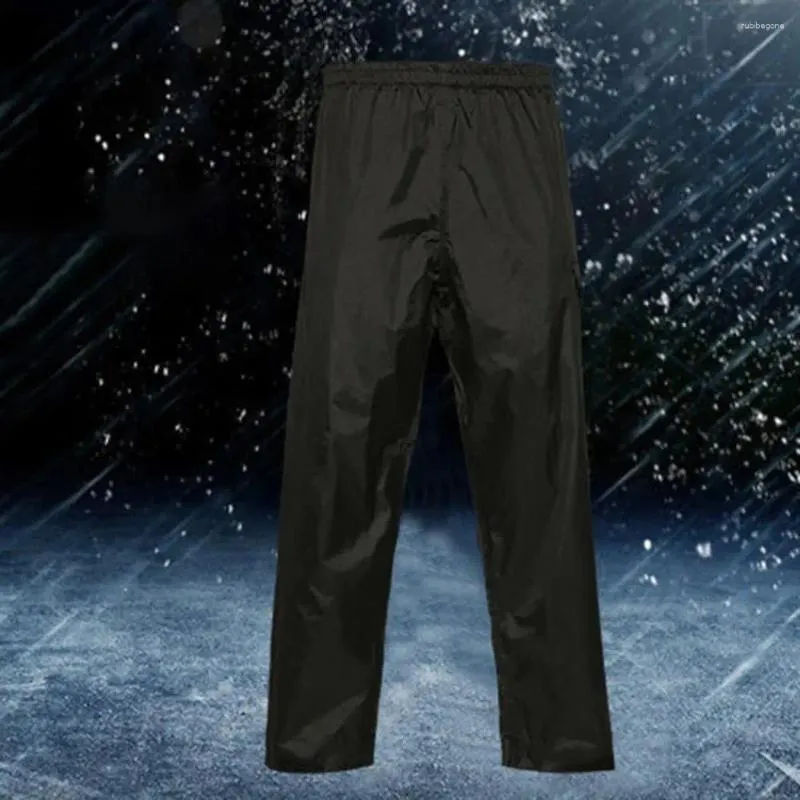 Raincoats Work Rain Pants Splash-resistant Cycling Elastic Waist Ankle-banded Design Women Men Rainwear Resistant