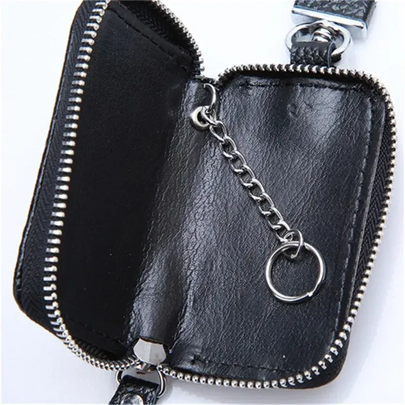 Portafoglio Chiave In Pelle PU Uomini Donne Organizzatore Del Supporto Chiave Con Cerniera, Coperture Il Portachiavi, Borsa A Chiave Della Governante Da 18,18 € | DHgate