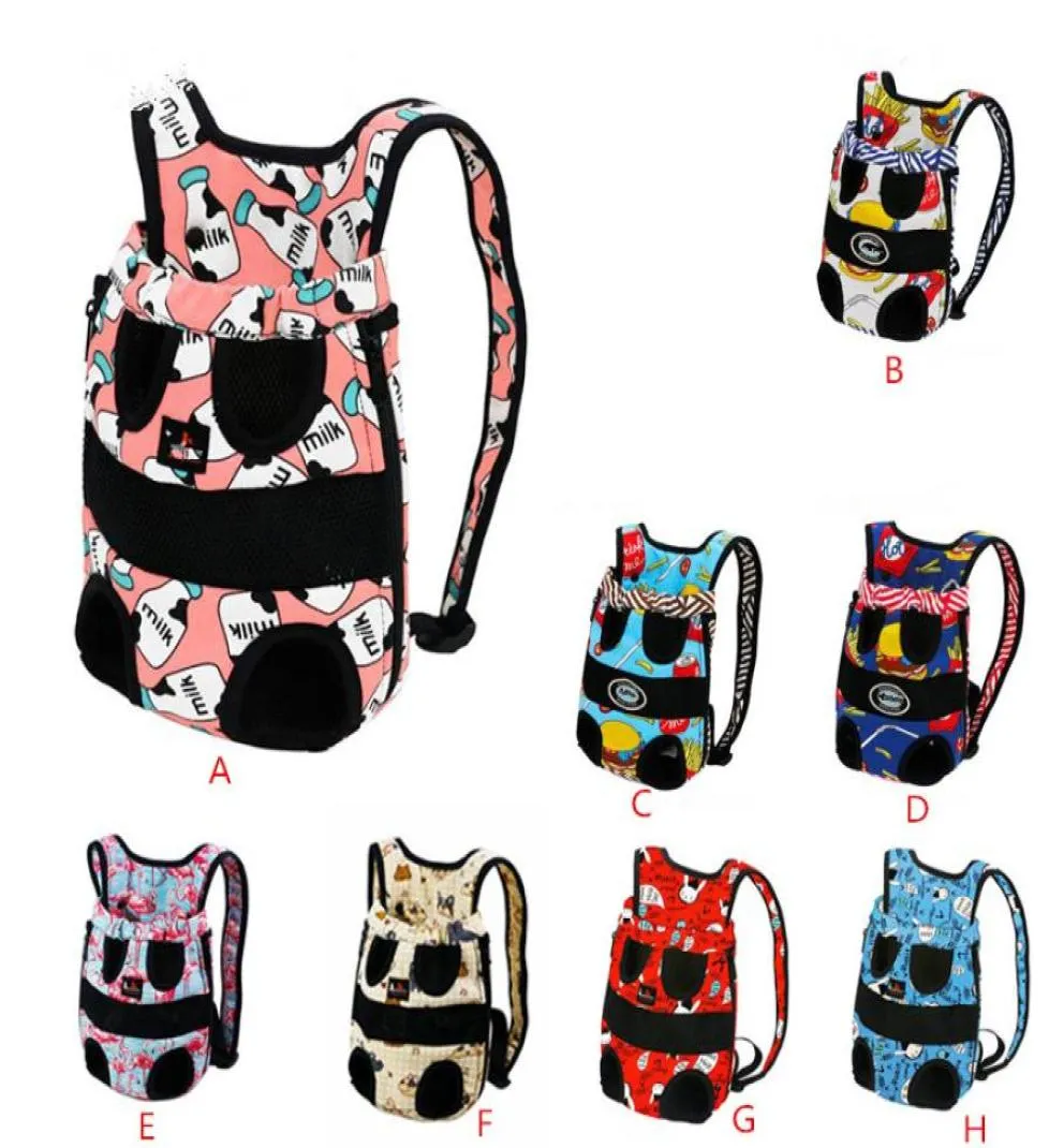 Pet Dog Front Chest Ploth Backpack Travels Travel Outdoor Bag portátil durável para cães gatos sml4277035