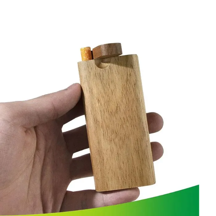 Pipes fumeurs en bois portable en bois avec alliage d'aluminium One frappeur Tobacco Bat Filtre de cigarette