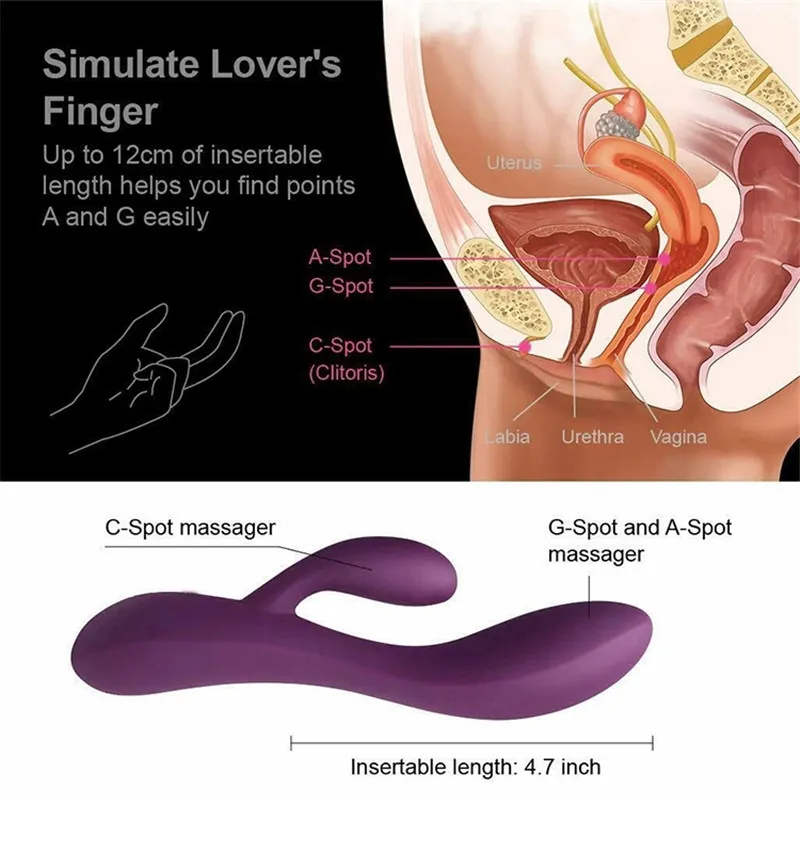 plus one dual vibrating massager Best G-Spot Vibrator | PlusOne Luxe Massager main image 0