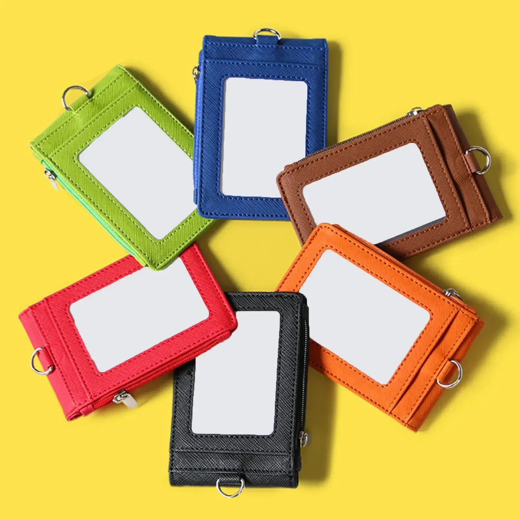 Telescopic Buckle Work permit id card Holder with...