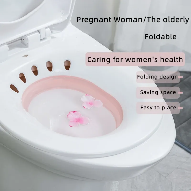 Abdeckungen bei schwangeren Frauen dauerhaft die älteren postpartalen Hämorrhoiden Patient Toilettenwanne Hüftbecken Bidet New Vaginal Dampfsitzbad