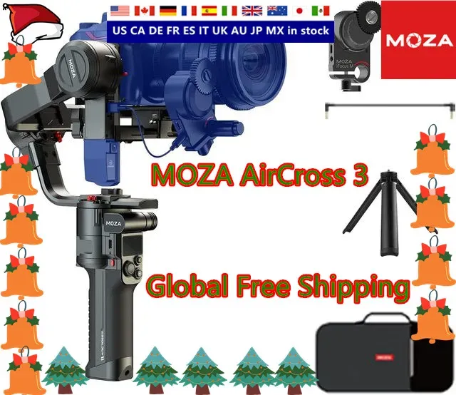 Gimbal Moza Aircross 3 kamera stabilizator Gimbal 3Axis Gimbal do 3,2 kg ładunku kompatybilny z wieloma urządzeniami