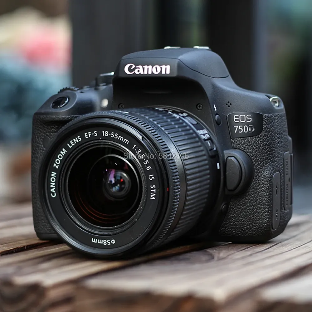 Canon Canon EOS 750D DSLR Canon EFS 1855 mm f/3.55.6 to soczewka STM