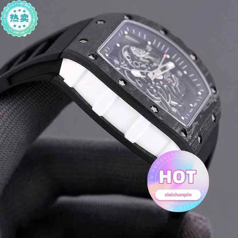 watch fashion Men and women watches Mechanical cool Wrist watches TV Factory multi-function designer Business Leisure Carbon Fiber Case Tape Men's Swiss Movem OG