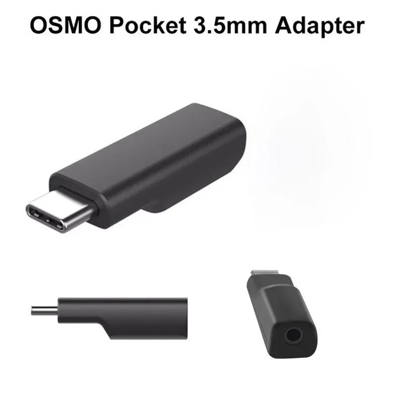 Gimbal dla Pocket 2/ DJI Osmo Pocket 3,5 mm Adapter mikrofonu Zewnętrzne 3,5 mm mikrofon adapter mikrofonu DJI OSMO Akcesoria kieszonkowe