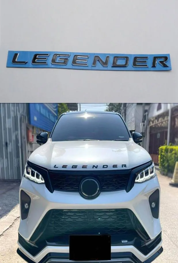 For Fortuner Legender Front Bonnet Head Emblem BadgeDecal Logo Letter Nameplate Sticker6580470