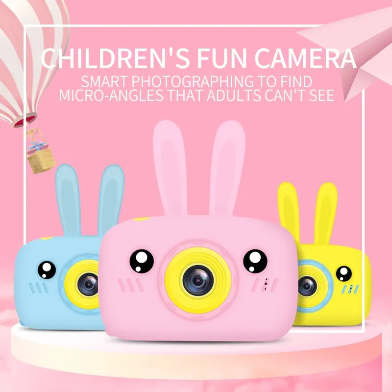 Connecteurs Enfants Camera Camera mini jouets éducatifs pour enfants cadeaux de bébé cadeau d'anniversaire Camera numérique 1080p Caméra vidéo de projection