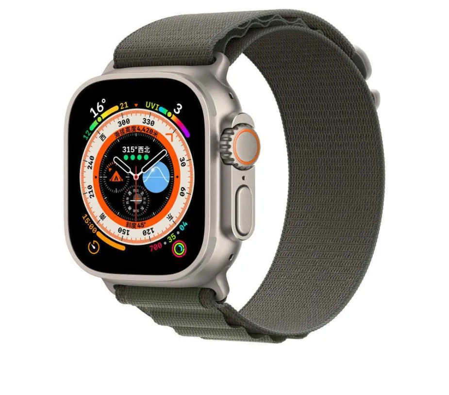 Titta på band för AppleWatch Series 7 8 6 SE Band Alpine Loop Strap 2022 Autumn Conference New Style T2212199890098