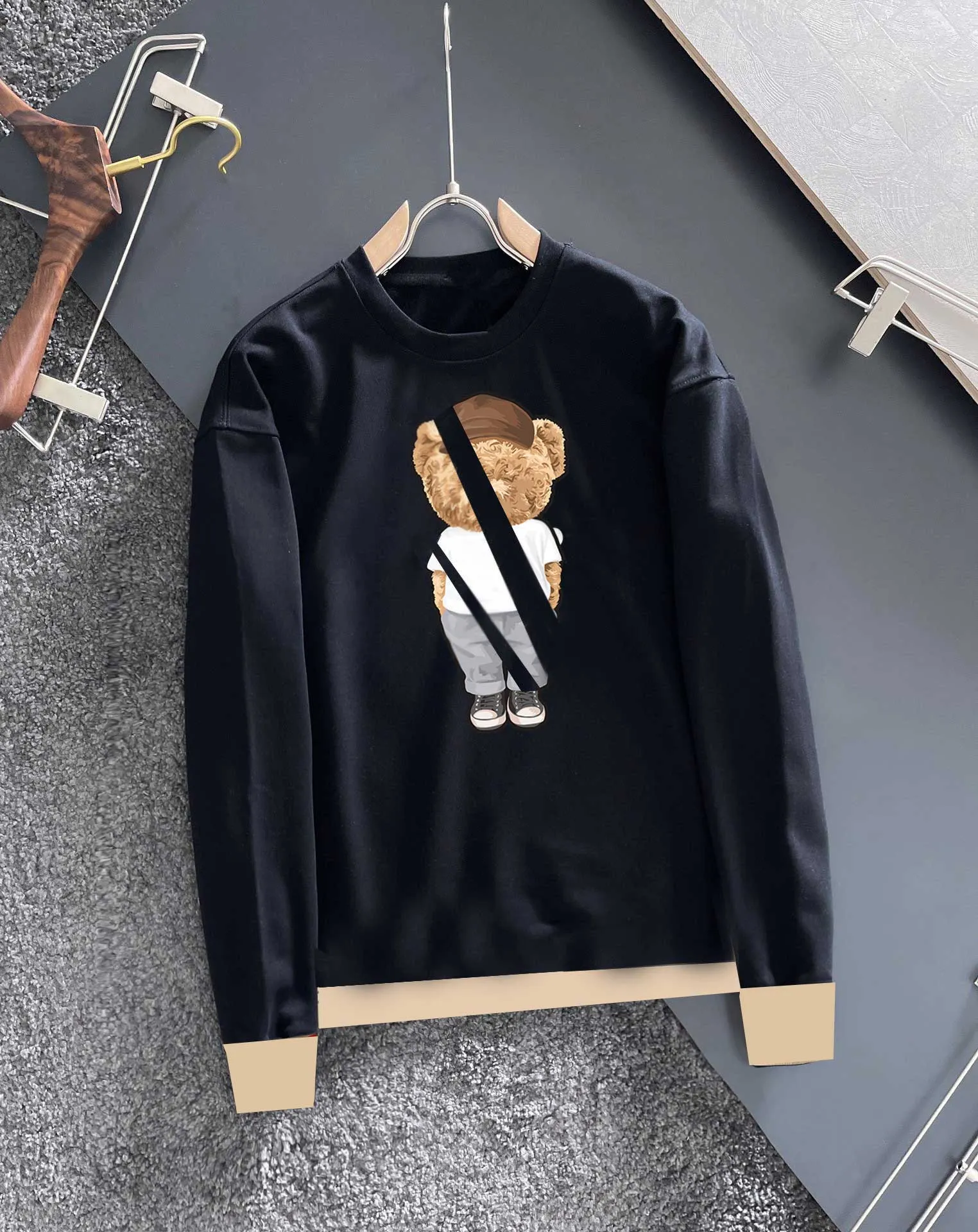 Mens Hoodies Sweatshirts Tasarımcılar Erkek Hoodie Candy Hoody Kadınlar Günlük Uzun Kollu Çift Gevşek O-Yık Tasarımcı Hoodies Lüks Marka Sweatshirt