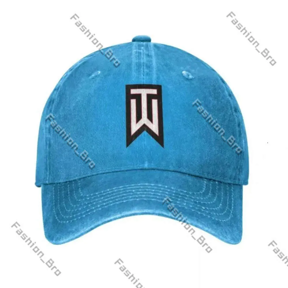 Tiger Woods Ball Caps Vintage Golf Sports Tiger Baseball Cap Men Women Denim Snapback Woods Chapéus de verão ao ar livre de maior qualidade 577