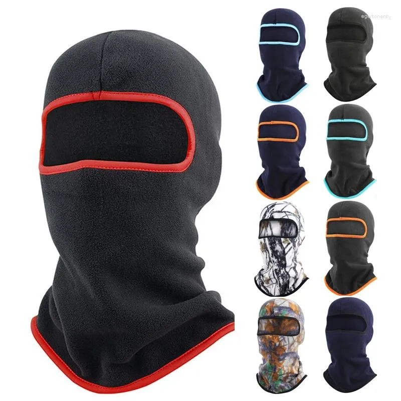 Bérets Fleece Men pour l'hiver pour hommes Chaussade chaude étanche du vent masque de cou au cou au coucheur