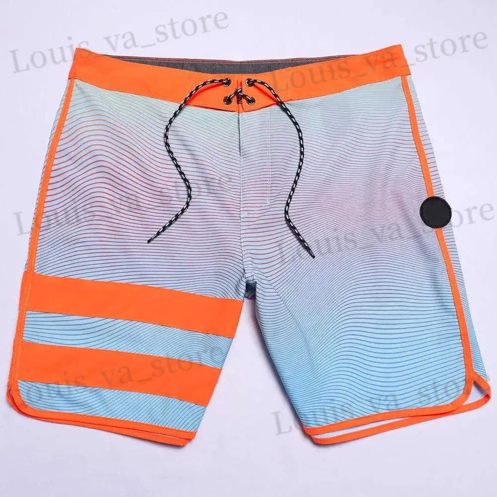 Heren shorts NWT Spandex Trunks Mens Surfwear gestreepte Bermuda Waterdichte bordshorts Sneldroge surfbroeken Swim Beach Shorts E870 T240408