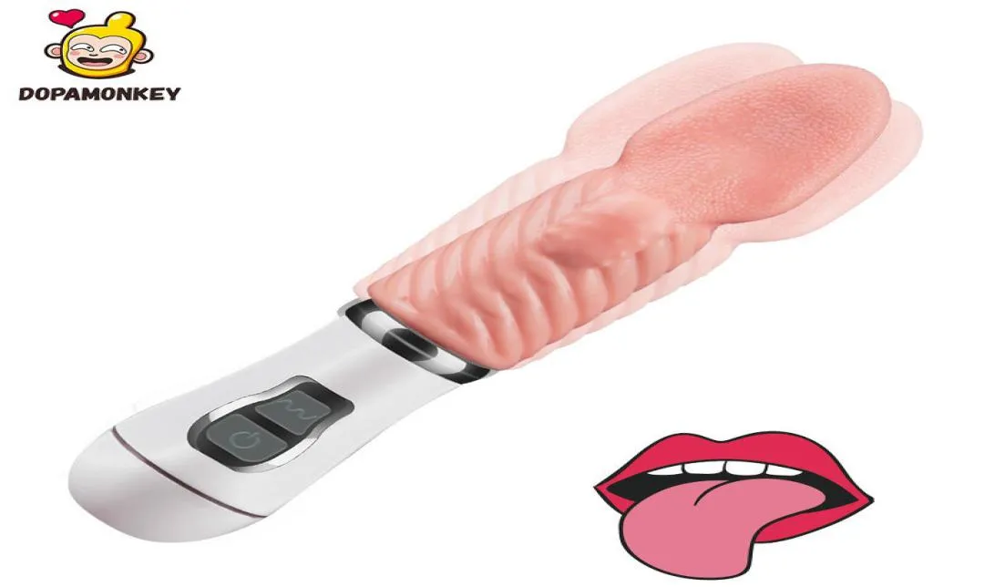 Brinquedos vibratórios de vibrador para mulher vibrador vibrador vagina lambida oral rígida G estimular vibradores de sexo adultos 20127764555