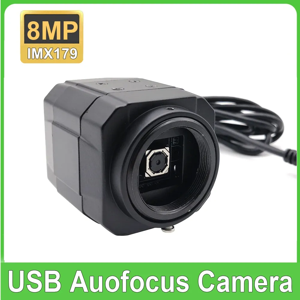 Chargers Industrial HD 8MP AutoFocus USB Webcam IMX179 Датчик для сканирования документов.