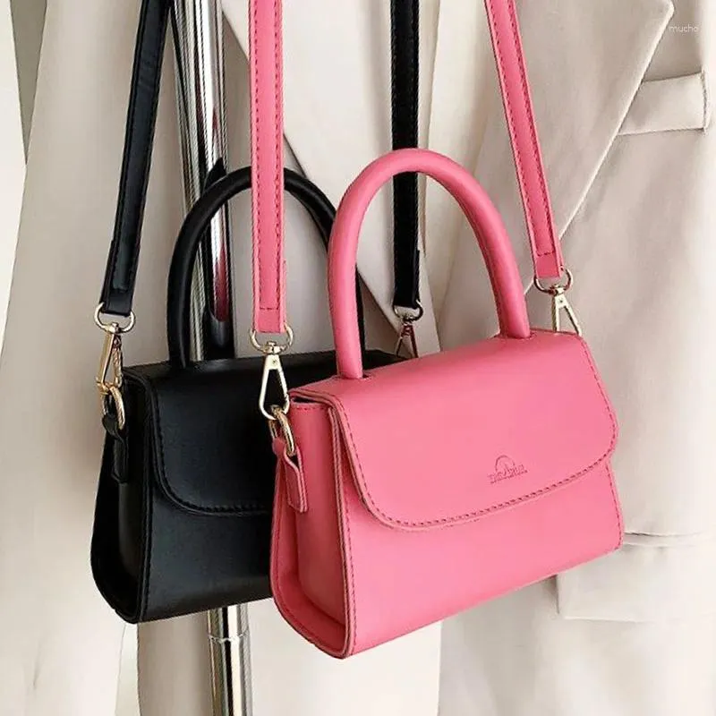 Tas macarone kleine handtassen voor vrouwen 2024 lederen klep hand portemonnee roze mini crossbody schoudertassen dameskoppeling