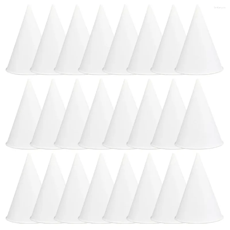 Dîner jetable 200 PCS TUPS PAPIRES CONE CONELLE DU CONEL