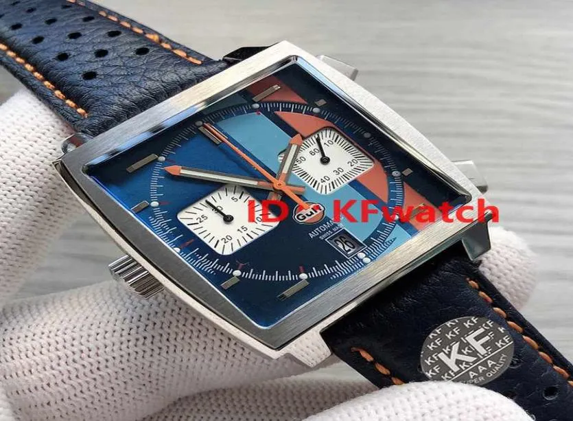 حزام جلدي أزياء نساء للسيدات رجال الماس الكوارتز كرونوغراف الحركة KF الساعات الرجل مشاهدة wristwatches6286611