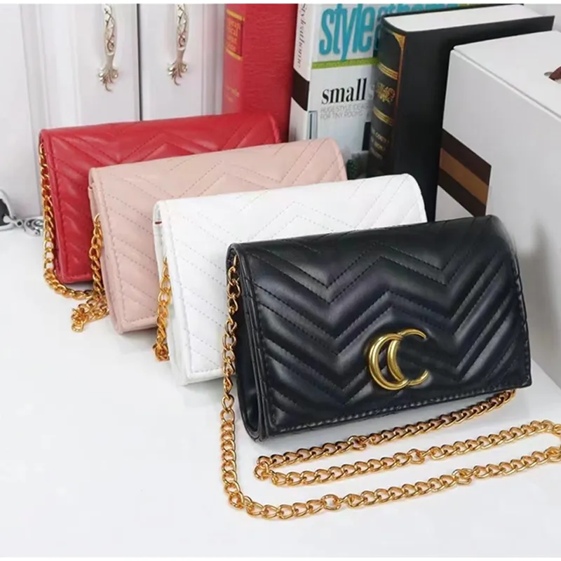 Mode 10A Luxury Chain Bags Designer Handväska Plånbok Crossbody Chain Purses Designer Högkvalitativ kvinnors axelväskor Kvinna Luxurys Handväskor Dhgate Väskor